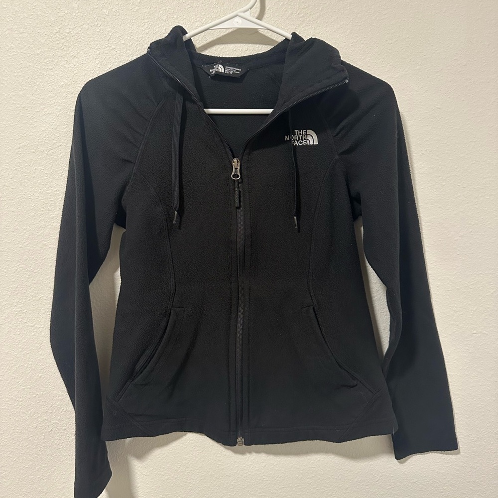 The North Face Women's Black Full-Zip Soft Light Weight Hoodie Jacket